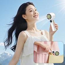 Load image into Gallery viewer, 2000mAh Handheld High-Speed Fan With Digital Display Portable Outdoor 100Gears Stepless Adjustable Turbo Fan
