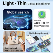 Load image into Gallery viewer, Card-Type Smart Anti-Loss Bluetooth Locator Wallet Key Pet Global Location Finder Work With Apple Findmy
