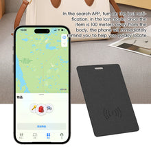 Load image into Gallery viewer, Card-Type Smart Anti-Loss Bluetooth Locator Wallet Key Pet Global Location Finder Work With Apple Findmy
