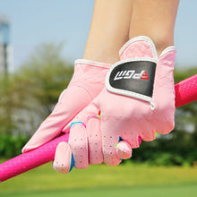 Load image into Gallery viewer, 1Pair Children's Golf Gloves Super Fiber Anti-Slip Breathable Sports Gloves Golf Equipment
