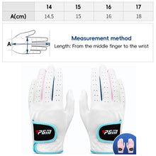 Load image into Gallery viewer, 1Pair Children's Golf Gloves Super Fiber Anti-Slip Breathable Sports Gloves Golf Equipment
