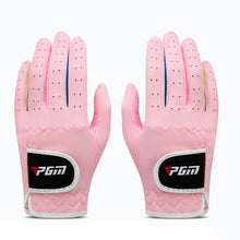 Load image into Gallery viewer, 1Pair Children's Golf Gloves Super Fiber Anti-Slip Breathable Sports Gloves Golf Equipment
