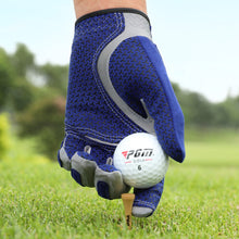 Load image into Gallery viewer, 1Pc Men's Super Fiber Cloth Golf Gloves For Left Hand Anti-Slip Breathable Sports Gloves Self-Adhesive Cloth Fixed Golf Equipment

