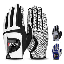 Load image into Gallery viewer, 1Pc Men's Super Fiber Cloth Golf Gloves For Left Hand Anti-Slip Breathable Sports Gloves Self-Adhesive Cloth Fixed Golf Equipment
