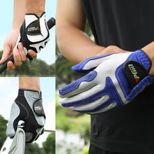 Load image into Gallery viewer, 1Pc Men's Super Fiber Cloth Golf Gloves For Left Hand Anti-Slip Breathable Sports Gloves Self-Adhesive Cloth Fixed Golf Equipment

