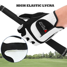 Load image into Gallery viewer, 1Pc Men's Super Fiber Cloth Golf Gloves For Left Hand Anti-Slip Breathable Sports Gloves Self-Adhesive Cloth Fixed Golf Equipment
