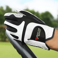 Load image into Gallery viewer, 1Pc Men's Super Fiber Cloth Golf Gloves For Left Hand Anti-Slip Breathable Sports Gloves Self-Adhesive Cloth Fixed Golf Equipment
