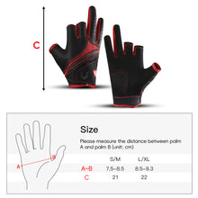 Load image into Gallery viewer, 1Pair Outdoor Exposed Finger Fishing Cycling Gloves Professional Wear-Resistant Anti-Slip Lure Gloves
