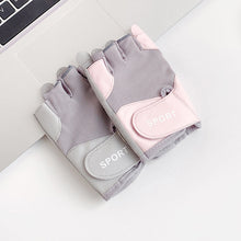 Load image into Gallery viewer, 1Pair Half-Finger Fitness Gloves Wear-Resistant Prevent Calluses Sports Hand Protectors Outdoor Cycling Anti-Slip Gloves
