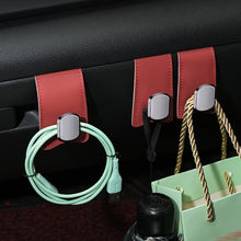 Load image into Gallery viewer, Universal Car Passenger Glove Box Hooks Purse Bag Hanger Hat Holder Interior Storage Auto Suede Accessories Hook
