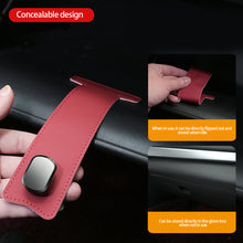 Load image into Gallery viewer, Universal Car Passenger Glove Box Hooks Purse Bag Hanger Hat Holder Interior Storage Auto Suede Accessories Hook
