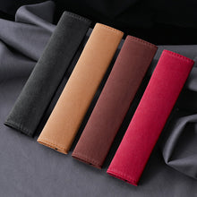 Load image into Gallery viewer, Leather and Suede Car Seat Belt Shoulder Cover Seat Belt Pad Car Styling Interior Seat Belt Cover Accessories
