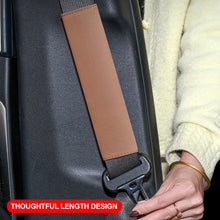 Load image into Gallery viewer, Leather and Suede Car Seat Belt Shoulder Cover Seat Belt Pad Car Styling Interior Seat Belt Cover Accessories
