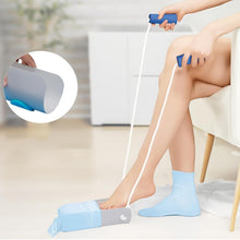 Load image into Gallery viewer, Sock Wearing Assistive Device for Elderly Pregnant Women No Bending Sock Wearing Device Rope Type Lazy Sock Wearing Device
