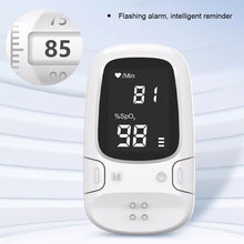 Load image into Gallery viewer, Compact and Portable Home Oximeter Finger Pulse Oximeter Elderly Oximeter Blood Oxygen Saturation Heart Rate Detection Oximeter
