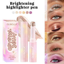 Load image into Gallery viewer, High Gloss Eye Shadow Multi-function Cosmetics Crystal Jelly High Gloss Eye Shadow Super Shiny Multi-color Eye Shadow High Gloss Stick
