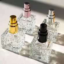 Load image into Gallery viewer, Portable 10ml Rose Gold Perfume Spray Perfume Spray Water Cube Perfume Sample Bottle Perfume Bottles
