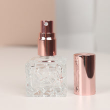 Load image into Gallery viewer, Portable 10ml Rose Gold Perfume Spray Perfume Spray Water Cube Perfume Sample Bottle Perfume Bottles
