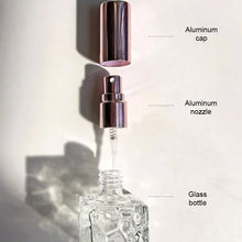 Load image into Gallery viewer, Portable 10ml Rose Gold Perfume Spray Perfume Spray Water Cube Perfume Sample Bottle Perfume Bottles
