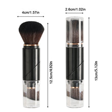 Load image into Gallery viewer, Small 2 in1 Rubik's Cube Telescopic Brush Powder Blusher Makeup Brush Portable Makeup Tool Foundation Make-up Powder Blusher Brush
