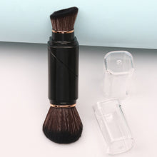 Load image into Gallery viewer, Small 2 in1 Rubik's Cube Telescopic Brush Powder Blusher Makeup Brush Portable Makeup Tool Foundation Make-up Powder Blusher Brush
