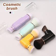 Load image into Gallery viewer, Small 2 in1 Rubik's Cube Telescopic Brush Powder Blusher Makeup Brush Portable Makeup Tool Foundation Make-up Powder Blusher Brush
