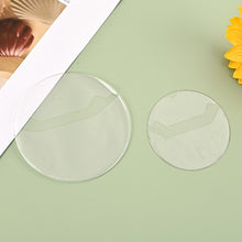 Load image into Gallery viewer, 10pcs Transparent Badge Display Sleeve Round Card Storage Case Anime Badges Decoration PVC Protector
