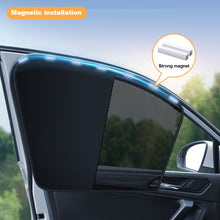 Load image into Gallery viewer, Dual- layer Magnetic Car Sunshades Sun UV Protection for Side Windows Heat Blocking Mesh Sunshade Curtain
