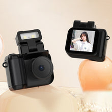 Load image into Gallery viewer, Mini Camera With Screen HD 1080p With Flash Lamp And Battery Dock Portable Retro Ultra Compact Mini Camera Video Recorder Y4000
