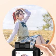 Load image into Gallery viewer, Mini Camera With Screen HD 1080p With Flash Lamp And Battery Dock Portable Retro Ultra Compact Mini Camera Video Recorder Y4000
