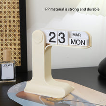 Load image into Gallery viewer, ins Design Desktop Eternal Flipping Calendar Creative Simple Calendar Modern Living Room Decoration Office Stationery
