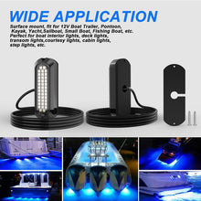 Load image into Gallery viewer, Universal Zinc Marine Navigation Lights Starboard Lights Bow Lamp Red Green Sailing Light For Boat Pontoon Warning Light
