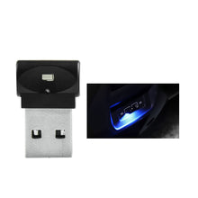 Load image into Gallery viewer, Car USB Interior Ambient Atmosphere Light Foot Lamp LED Signal Lights Auto Reading Lamp Decorations
