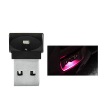 Load image into Gallery viewer, Car USB Interior Ambient Atmosphere Light Foot Lamp LED Signal Lights Auto Reading Lamp Decorations
