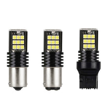 Load image into Gallery viewer, Car LED Reversing Lights Parking Brake Lights Turn Signal Lights White Red BA15S LED 1157 BAY15D Bulb 3030 Bulbs
