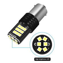 Load image into Gallery viewer, Car LED Reversing Lights Parking Brake Lights Turn Signal Lights White Red BA15S LED 1157 BAY15D Bulb 3030 Bulbs
