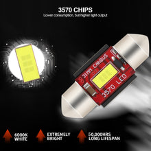 Load image into Gallery viewer, Car LED Bulb Canbus Festoon Led Car Interior Light Dome Reading License Plate Lamp 3570 31mm 36mm 39mm 41mm
