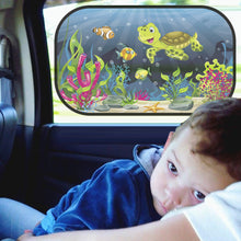 Load image into Gallery viewer, 2Pcs Car Side Window SunShade Windscreen Roof Window Cartoon For Children Adults Adsorption SunShade Sunvisor with Storage Bag
