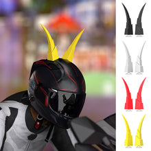 Load image into Gallery viewer, Motorcycle Helmet Devil Horns Long Bull Horn Electric Front Rear Bumper Accessories Car Bike Helmets Decoration
