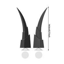 Load image into Gallery viewer, Motorcycle Helmet Devil Horns Long Bull Horn Electric Front Rear Bumper Accessories Car Bike Helmets Decoration
