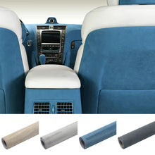 Load image into Gallery viewer, 20x30cm 20/30/40/50x150cm Suede Fabric Self-adhesive Adhesive Cloth Decal Car Interior Modification Door Panel Center Console Sticker DIY
