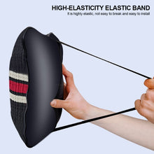 Load image into Gallery viewer, 1PC PU Ice Silk Car Seat Neck Pillow Headrest Rest Cushion Support Knitted Seat Auto Safety Accessories for Summer
