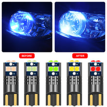 Load image into Gallery viewer, T10 Car LED Interior Side Light Marker Parking Bulb Canbus No Error DC 12V 3030 6SMD Auto Driving License Plate Bulbs Super Bright
