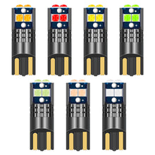 Load image into Gallery viewer, T10 Car LED Interior Side Light Marker Parking Bulb Canbus No Error DC 12V 3030 6SMD Auto Driving License Plate Bulbs Super Bright
