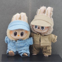Load image into Gallery viewer, Miniature Peaked Cap for 17cm Labubu Dolls Cute DIY Doll Clothes Fashion Accessories Lovely Outfit Gifts for Girls Friends
