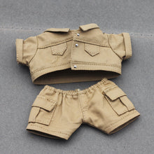 Load image into Gallery viewer, Miniature Shirt and Shorts Set for 17cm Labubu Dolls Cute DIY Doll Clothes Fashion Accessories Lovely Outfit Gifts for Girls Friends
