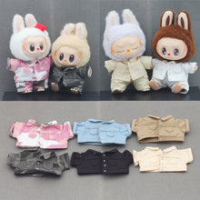 Load image into Gallery viewer, Miniature Shirt and Shorts Set for 17cm Labubu Dolls Cute DIY Doll Clothes Fashion Accessories Lovely Outfit Gifts for Girls Friends
