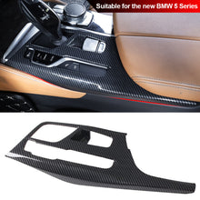 Load image into Gallery viewer, Carbon Fiber Car Central Console Gear Shift Box Panel Cover Trim ABS for BMW 5 Series
