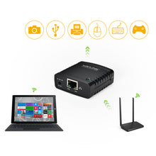 Load image into Gallery viewer, Multi-Function USB Print Server Sharing Hub Multiple Computers To Share One Printer With USB-B Port
