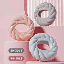 Load image into Gallery viewer, 1PC 20-50LB Dual-Force Silicone Grip Strengthener Hand Weight-Exercise Rehabilitation Training Grip Strength Ring
